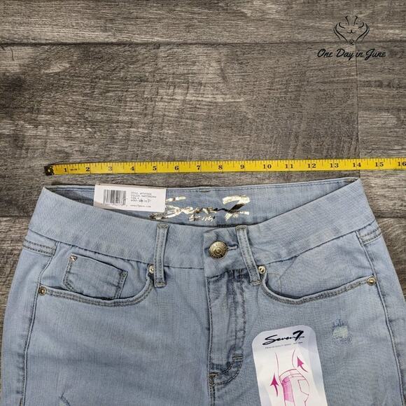 Seven7 Tummy Less High Rise Skinny Jeans Size 4 - Picture 3 of 6